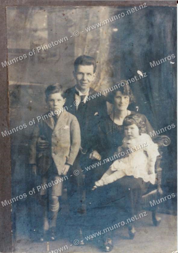 William C Low and Williamina M (Diack) Low with Bill and Cynthia